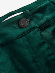Teal Blue Premium Velvet Trousers - Image 7 of 9