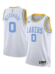 Nike White Los Angeles Lakers Classic Edition Swingman Jersey - Russell Westbrook Unisex - Image 1 of 3