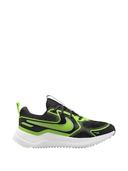 Черный/лайм - Кроссовки для бега для подростков Nike Cosmic - Image 1 of 4