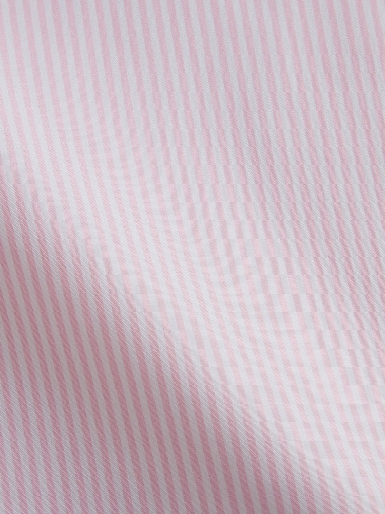TM Lewin Pink Slim Fit Non-Iron Regular Bengal Single Cuff Shirt - Image 6 of 6
