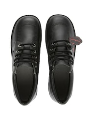 Kickers Black Youth Kick Hi Leather Shoes - Image 4 of 6