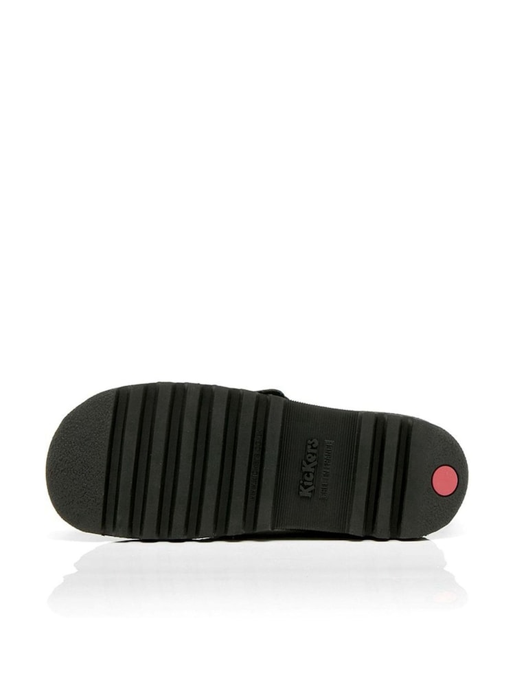Kickers Black Youth Kick Hi Leather Shoes - Image 6 of 6