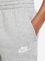 Темно-серый меланжевый - Флисовые спортивные брюки Nike Club - Image 7 of 10