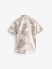 Pink 100% Cotton Floral Print Shirt (3-16yrs) - Image 2 of 3