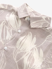 Pink 100% Cotton Floral Print Shirt (3-16yrs) - Image 3 of 3