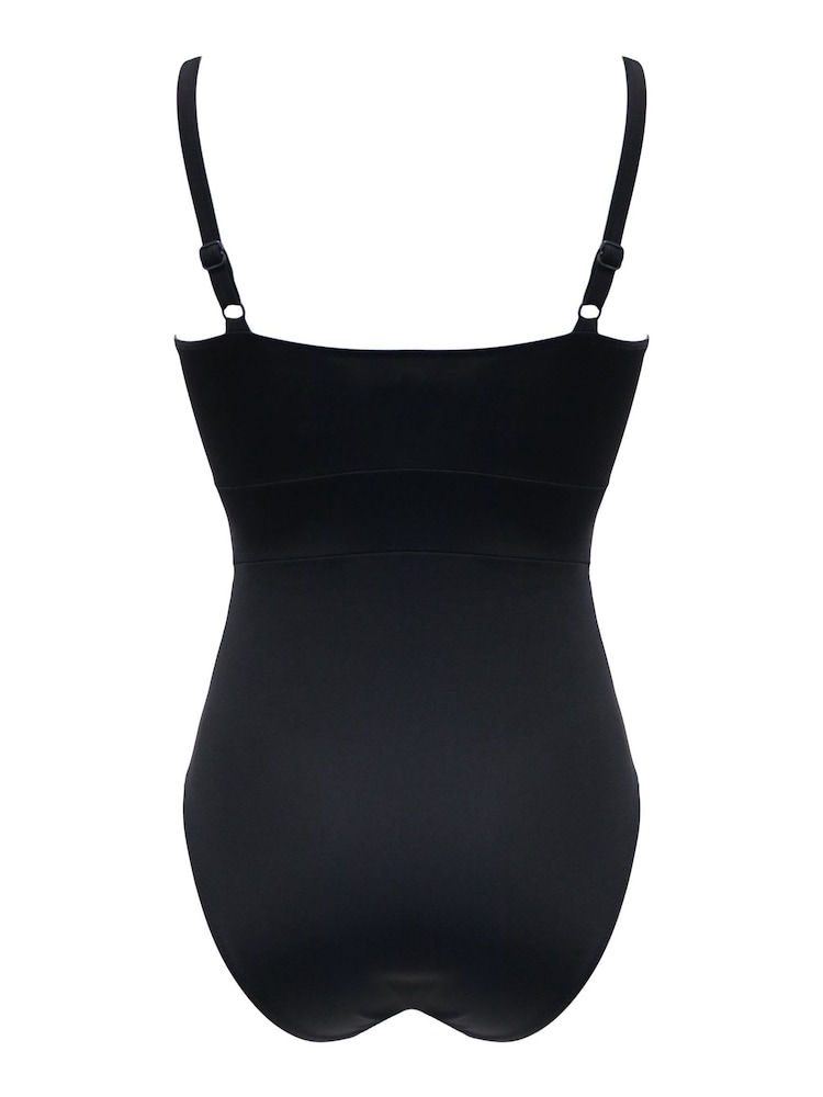 Pour Moi Black Tummy Control Swimsuit - Image 5 of 5