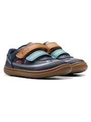 Clarks Blue Print Flash Truck Toddler Shoes - Image 3 of 6