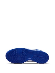 Nike Racer Blue/White Youth Dunk Low Trainers - Image 11 of 11