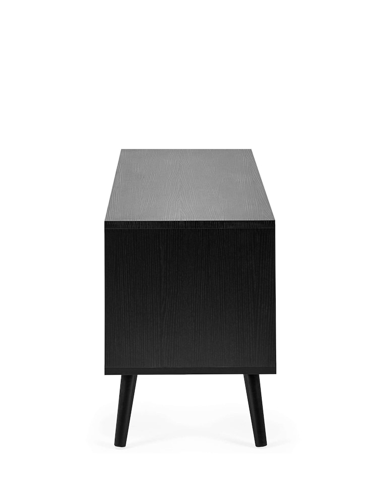 Julian Bowen Walnut Black Trent Large TV Stand Up to 55 - Image 9 of 9 Julian Bowen Walnut Black Trent Large TV Stand Up to 55 - Image 9 of 9