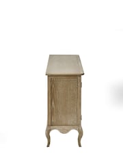 Julian Bowen Limed Oak Camille French Style 2 Door 3 Drawer Sideboard - Image 6 of 9