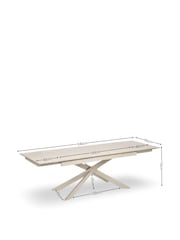 Julian Bowen Osaka Rectangular Extending Dining Table - Εικόνα 5 του 12