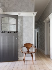 Art For The Home White Boutique Royal Palm 10M Wallpaper - Image 1 of 3