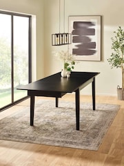 Julian Bowen Black Knoxley Extendable Dining Set with 8 Chairs - Image 4 of 9
