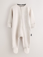 Baker by Ted Baker Neutral 3 Pack Sleepsuits - Image 4 of 10