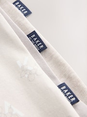 Baker by Ted Baker Neutral 3 Pack Sleepsuits - Image 7 of 10