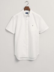 GANT Regular Fit Short Sleeve Oxford Shirt - Image 5 of 5