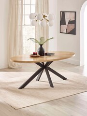Julian Bowen Bondi Oval 4-6 Seater Dining Table - Εικόνα 1 του 10