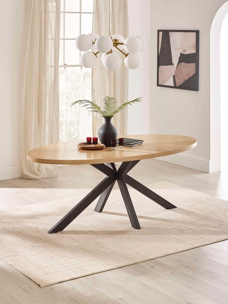 Julian Bowen Bondi Oval 4-6 Seater Dining Table - Εικόνα 1 του 10