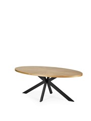 Julian Bowen Bondi Oval 4-6 Seater Dining Table - Εικόνα 3 του 10
