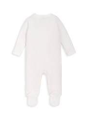 Mamas & Papas White Basics Zip All-In-One - Imagen 3 de 3
