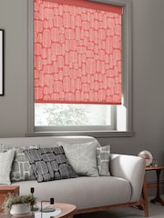 MissPrint Red Little Trees Made To Measure Roller Blind - Image 1 of 1