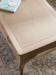 Julian Bowen Limed Oak Camille French Style 2 Drawer Coffee Table - Image 2 of 9