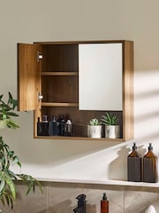 Julian Bowen Hampshire Mirrored Bathroom Wall Cabinet - Εικόνα 2 του 10