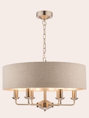 Laura Ashley Chrome Sorrento Large Ceiling Light - Image 3 of 6