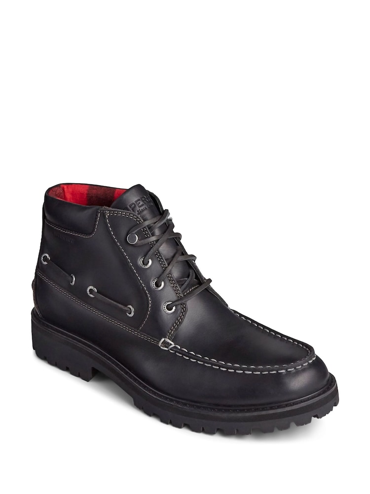 Sperry Black Authentic Original Lug Chukka Boots - Image 2 of 4