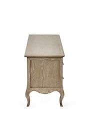 Julian Bowen Limed Oak Camille French Style TV Unit up to 62 Inch - Image 9 of 9