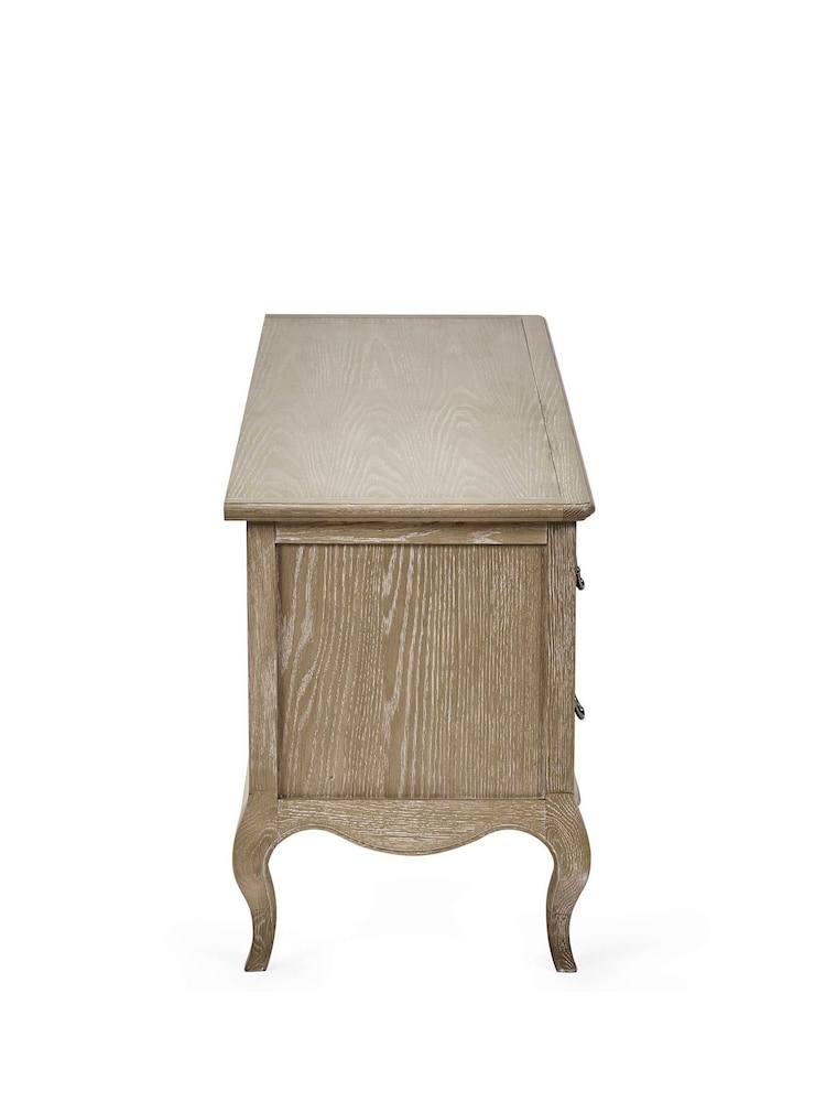 Julian Bowen Limed Oak Camille French Style TV Unit up to 62 Inch - Image 9 of 9 Julian Bowen Limed Oak Camille French Style TV Unit up to 62 Inch - Image 9 of 9