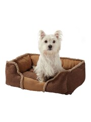 Bunty Brown Kensington Suede Dog Bed - Image 4 of 4