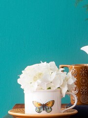 Portmeirion Yellow Botanic Garden Harmony Cup And Saucer - Image 1 of 4