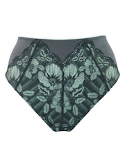 Pour Moi Dark Grey High Waist Atelier Lace High Waist Deep Knickers - Image 3 of 4