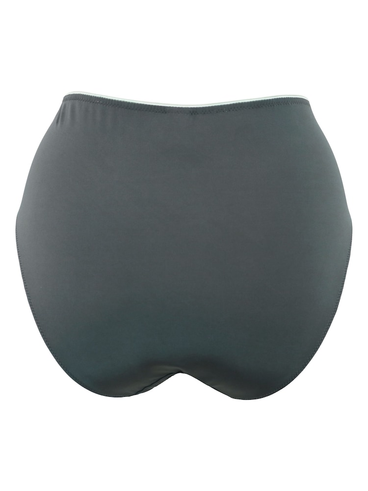 Pour Moi Dark Grey High Waist Atelier Lace High Waist Deep Knickers - Image 4 of 4