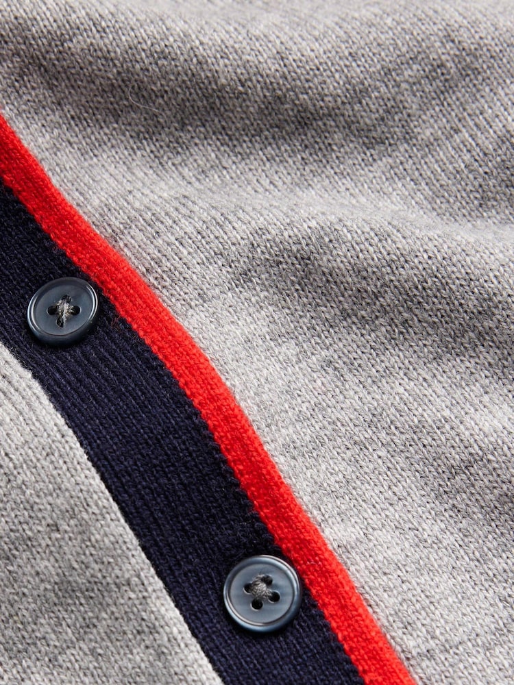 Boden Grey Gemma Henley Knitted Dress - Image 6 of 6