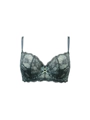 Pour Moi Grey Atelier Lace Non Pad Underwired Balcony Bra - Image 3 of 4