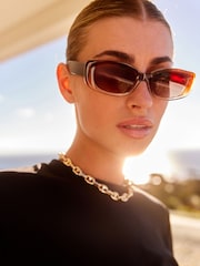 Maro - Ochelari de soare dreptunghiulară slim - Image 1 of 6