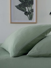The Lyndon Company Green St. Quentin Duvet Cover and Pillowcase Set - Image 2 of 3