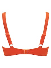 Pour Moi Orange Cali Recycled Hidden Underwired Bikini Top - Image 5 of 5