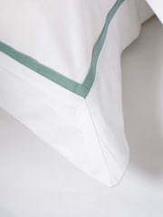 The Lyndon Company Green Hampstead Duvet Cover and Pillowcase Set - Image 4 of 5