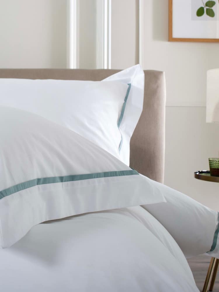 The Lyndon Company Green Hampstead Duvet Cover and Pillowcase Set - Image 5 of 5 The Lyndon Company Green Hampstead Duvet Cover and Pillowcase Set - Image 5 of 5