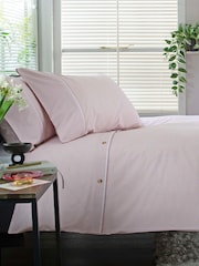 The Lyndon Company Rose Gingham Duvet Cover and Pillowcase Set - Image 4 of 5