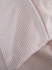 The Lyndon Company Rose Gingham Duvet Cover and Pillowcase Set - Image 5 of 5