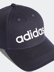 Azul marino - Gorra infantil de algodón 100% de adidas - Imagen 3 de 4