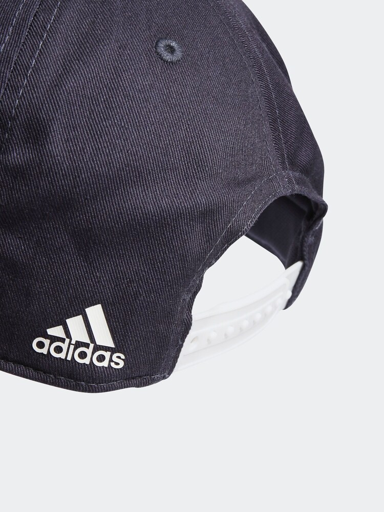 adidas Navy Kids 100% Cotton Cap - Image 4 of 4 adidas Navy Kids 100% Cotton Cap - Image 4 of 4