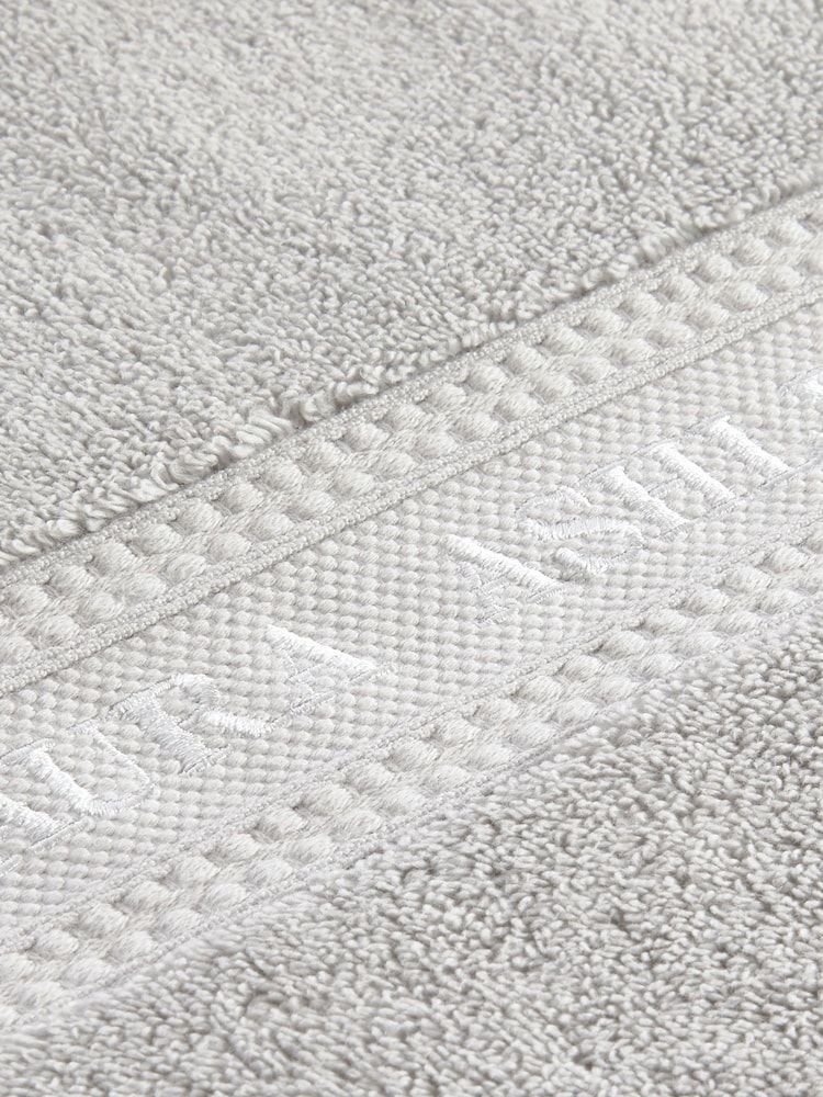 Laura Ashley - luxe 100% katoenen handdoek met borduursel - Image 4 of 4