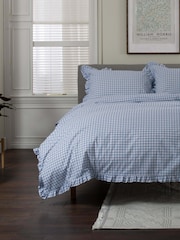 The Lyndon Company Blue Gingham Duvet Cover and Pillowcase Set - Image 1 of 4
