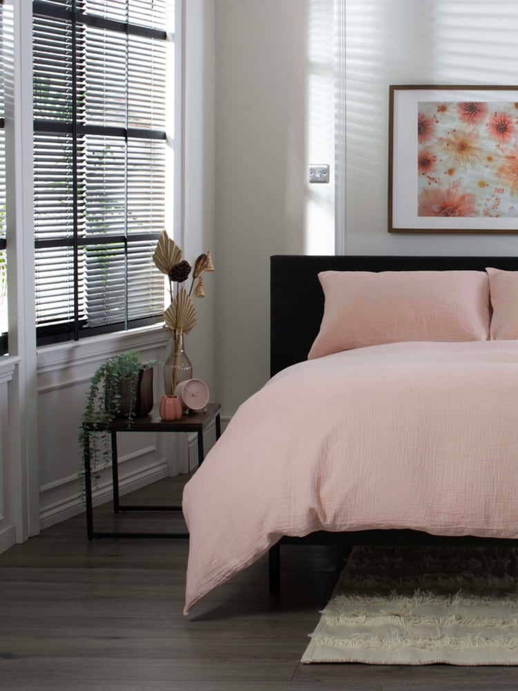 The Lyndon Company Rose St. Quentin Duvet Cover and Pillowcase Set - Image 1 of 4 The Lyndon Company Rose St. Quentin Duvet Cover and Pillowcase Set - Image 1 of 4