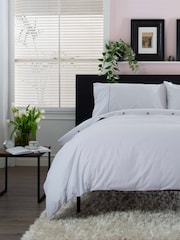 The Lyndon Company Grey Gingham Duvet Cover and Pillowcase Set - Image 1 of 5